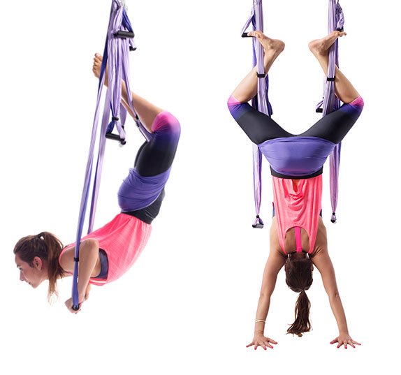 Red Cord Suspension Training and Aerial Yoga Trapeze